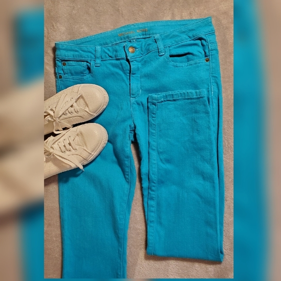 Turquoise Slim Fit Michael Kors Jeans - Picture 2 of 7